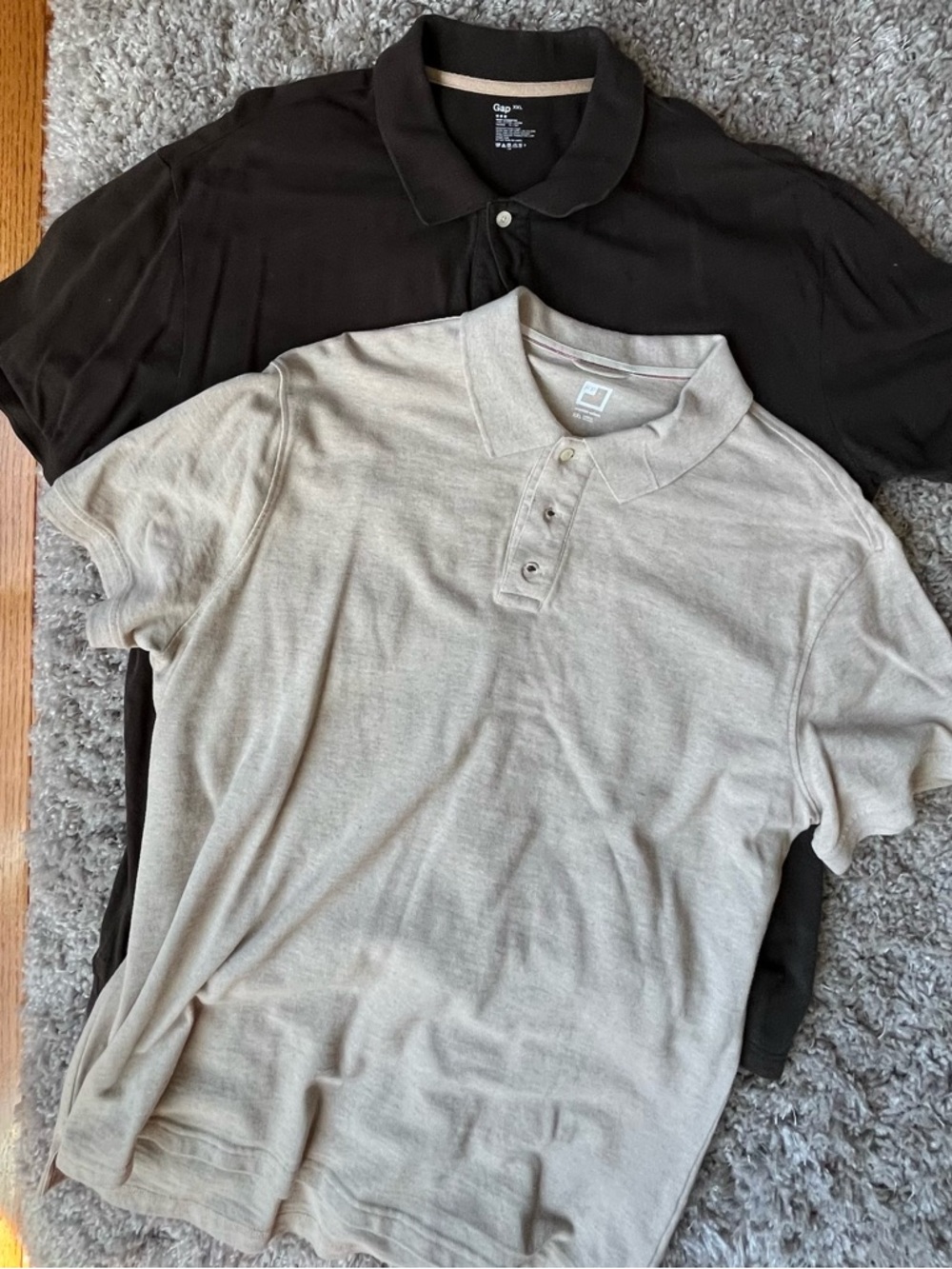 2 XXL Men's Polo Shirt - Beige - Brown